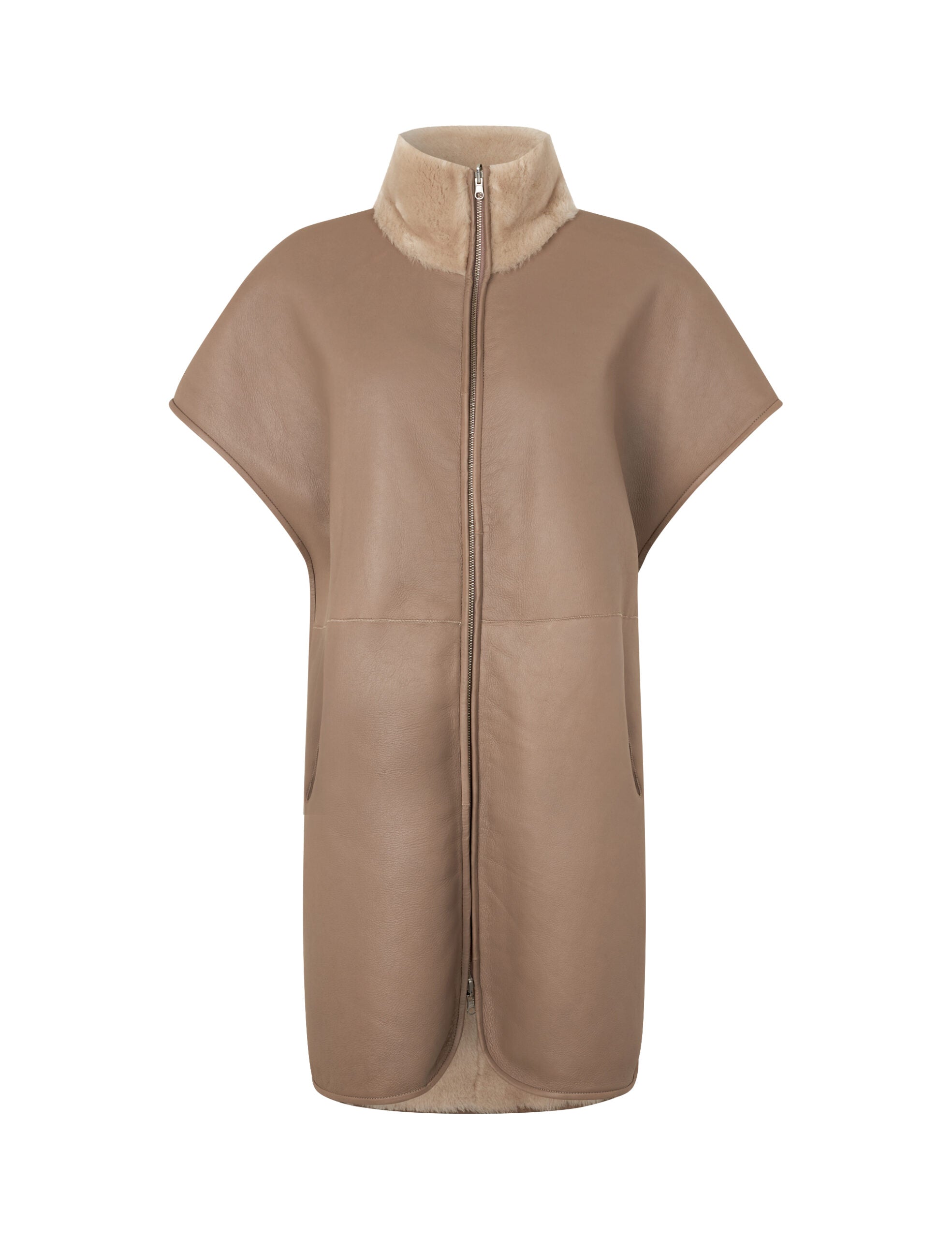 SANSA - Taupe silk